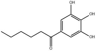 1-(3,4,5-trihydroxyphenyl)hexan-1-one Structure
