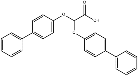 2,2-bis(4-phenylphenoxy)acetic acid Structure