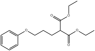 diethyl 2-(3-phenoxypropyl)propanedioate 结构式