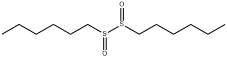ジヘキシルジスルホキシド 化学構造式