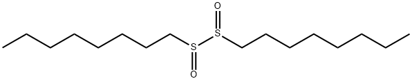 dioctyl disulphoxide Struktur