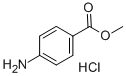 4-アミノ安息香酸メチル塩酸塩 化学構造式