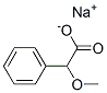 Α-甲氧基苯乙酸钠 结构式