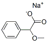 ALPHA-METHOXYPHENYLACETIC ACID SODIUM SALT Structure