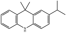 9,10-dihydro-9,9-dimethyl-2-(1-methylethyl)acridine Struktur