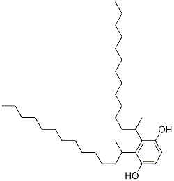 bis(1-methyltridecyl)hydroquinone Struktur