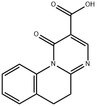 5,6-Dihydro-1-oxo-1H-pyrimido[1,2-a]quinoline-2-carboxylic acid Struktur
