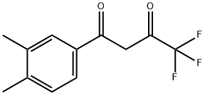 1-(3,4-DIMETHYL-PHENYL)-4,4,4-TRIFLUORO-BUTANE-1,3-DIONE Struktur