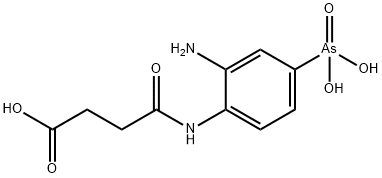3-[(2-amino-4-arsono-phenyl)carbamoyl]propanoic acid Structure