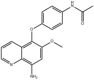 5-[4-Acetamidophenoxy]-8-amino-6-methoxyquinoline Struktur