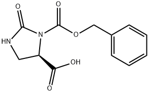 (R)-3-CBZ-2-氧代-咪唑烷酮-4-羧酸, 634614-25-8, 结构式