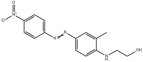 2-[[2-methyl-4-[(4-nitrophenyl)azo]phenyl]amino]ethanol Struktur