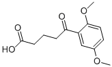 5-(2,5-DIMETHOXYPHENYL)-5-OXOVALERIC ACID Struktur