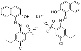 5-クロロ-4-エチル-2-[(2-ヒドロキシ-1-ナフタレニル)アゾ]ベンゼンスルホン酸ナトリウム 化学構造式