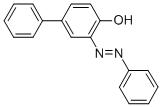 sodium 3-(phenylazo)[1,1'-biphenyl]-4-olate  Structure