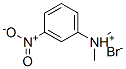 N,N-dimethyl-3-nitroanilinium monobromide Struktur