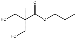 3-Hydroxy-2-(hydroxymethyl)-2-methylpropanoic acid propyl ester Struktur