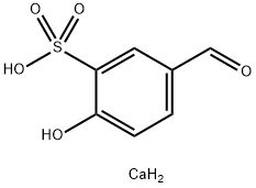 Bis(5-formyl-2-hydroxybenzenesulfonic acid)calcium salt Struktur