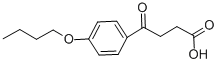 4-(4-丁氧苯基)-4-氧代丁酸 结构式