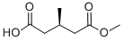 (R)-1-METHYL HYDROGEN 3-METHYLGLUTARATE Struktur