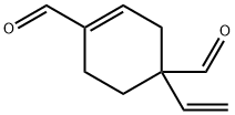 4-ビニル-1-シクロヘキセン-1,4-ジカルボアルデヒド 化学構造式
