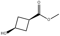 Methyl cis-3-hydroxycyclobutanecarboxylate Structure