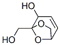 1-(hydroxymethyl)-7,8-dioxabicyclo[3.2.1]oct-3-en-2-ol Struktur