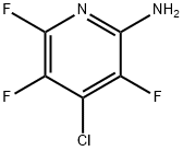 2-AMINO-4-CHLORO-3,5,6-TRIFLUOROPYRIDINE Struktur