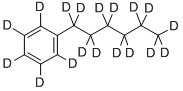 N-HEXYLBENZENE-D18 化学構造式