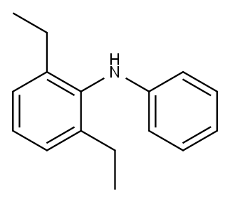 Benzenamine, 2,6-diethyl-N-phenyl- (9CI) Structure