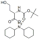 N-tert-Butoxycarbonyl-L-homoserine Dicyclohexylammonium Salt Structure