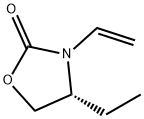 2-Oxazolidinone,3-ethenyl-4-ethyl-,(4R)-(9CI) Struktur