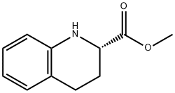 (S)-1,2,3,4-四氢喹啉-2-羧酸甲酯, 63492-82-0, 结构式