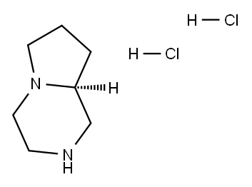 (S)-octahydropyrrolo[1,2-a]pyrazine-2HCl Structure