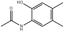 3,4-Dimethyl-6-acetaminophenol Struktur