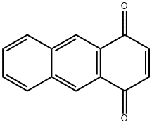 1,4-アントラセンジオン 化学構造式