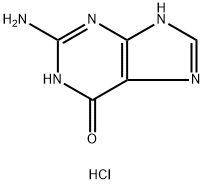鸟嘌呤盐酸盐 结构式