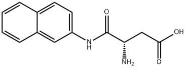 L-ASPARTIC ACID ALPHA-(BETA-NAPHTHYLAMIDE), 635-91-6, 结构式