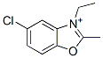 5-Chloro-3-ethyl-2-methylbenzoxazolium Struktur