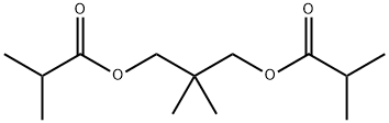 2,2-dimethylpropane-1,3-diyl bisisobutyrate Struktur