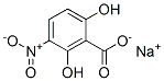 sodium 4-nitroresorcinolate  Struktur