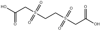 2-[2-(carboxymethylsulfonyl)ethylsulfonyl]acetic acid Struktur