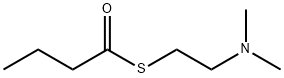 S-丁酰基硫代胆碱 结构式