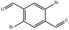 2,5-ジブロモテレフタルアルデヒド 化学構造式