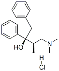 [S-(R*,S*)]-alpha-[2-(dimethylamino)-1-methylethyl]-alpha-phenylphenethyl alcohol hydrochloride Struktur