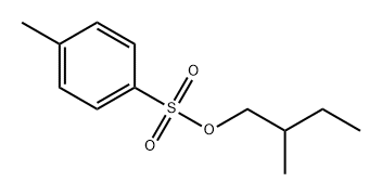 Benzenesulfonic acid, 4-Methyl-, 2-Methylbutyl ester Structure
