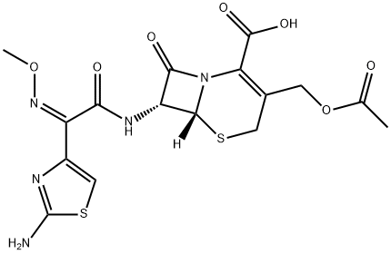 头孢噻肟,63527-52-6,结构式