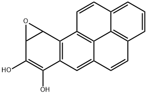 BENZO[A]PYRENE-7,8-DIOL-9,10-EPOXIDE Struktur