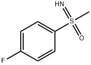 S-甲基-S-(4-氟苯基)亚磺酰亚胺 结构式