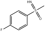 S-甲基-S-(4-氟苯基)亚磺酰亚胺, 635311-89-6, 结构式